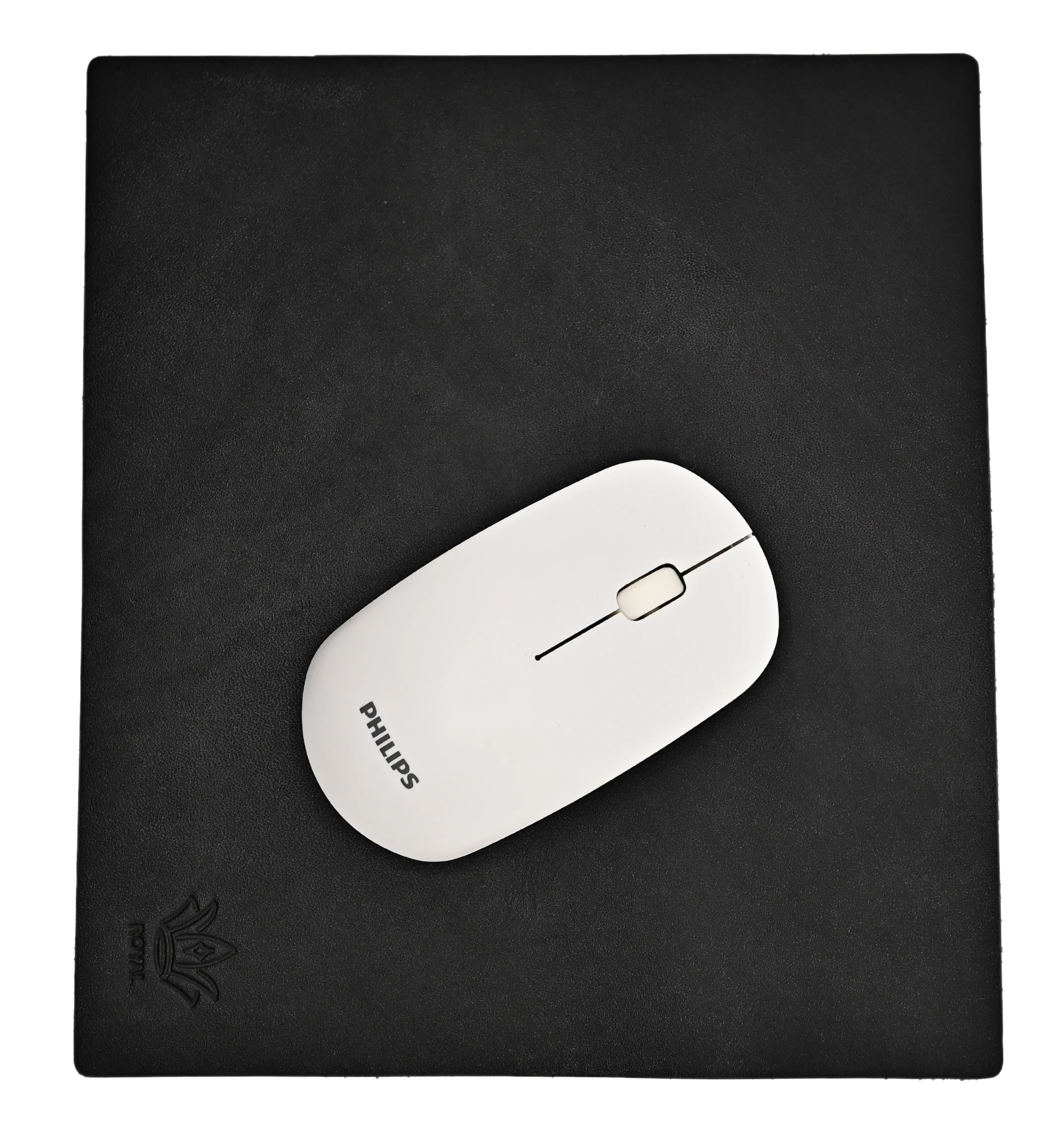 Royal Leather Mouse pad Black