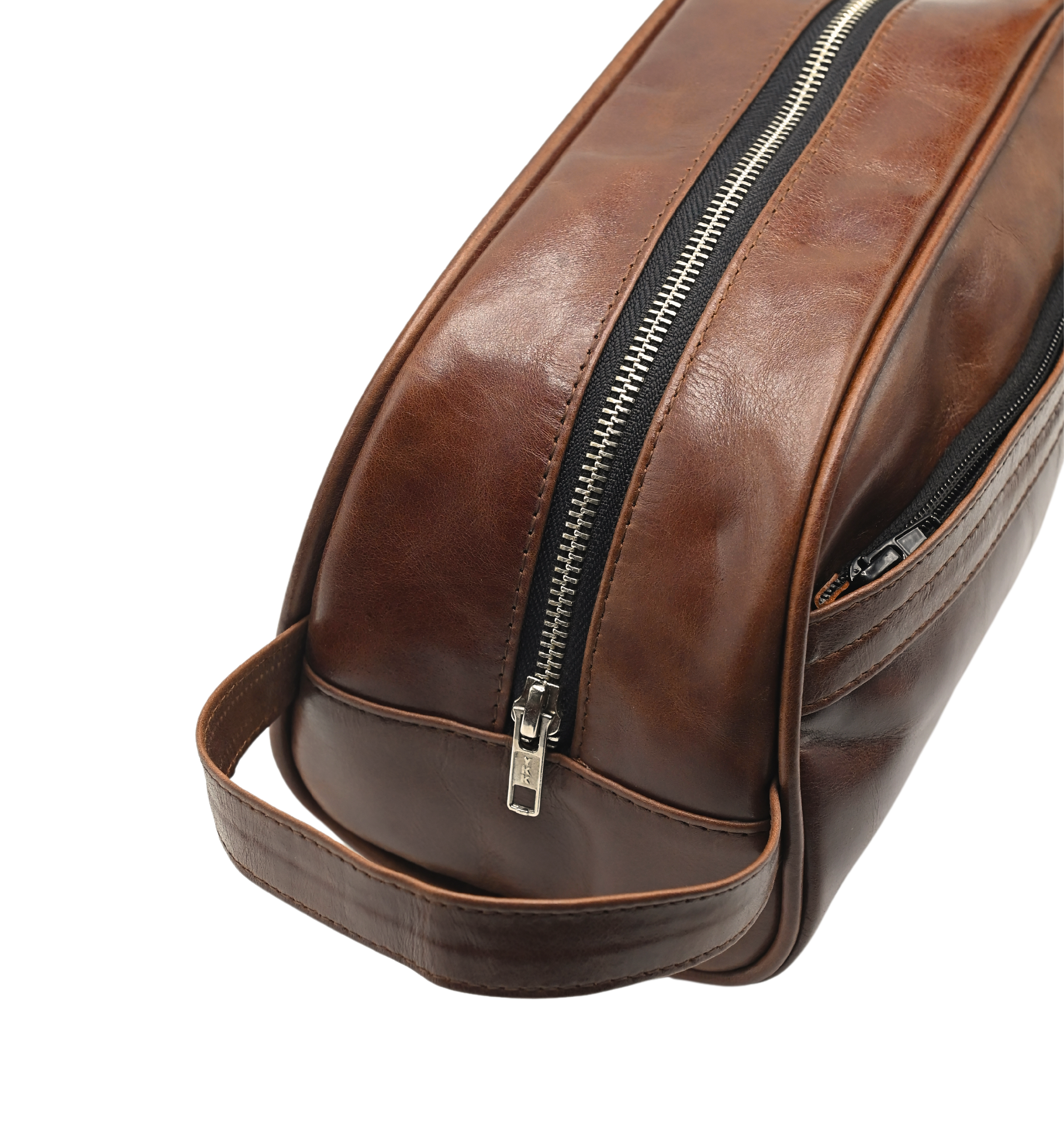 Royal Leather Toilety Bags Dark Brown