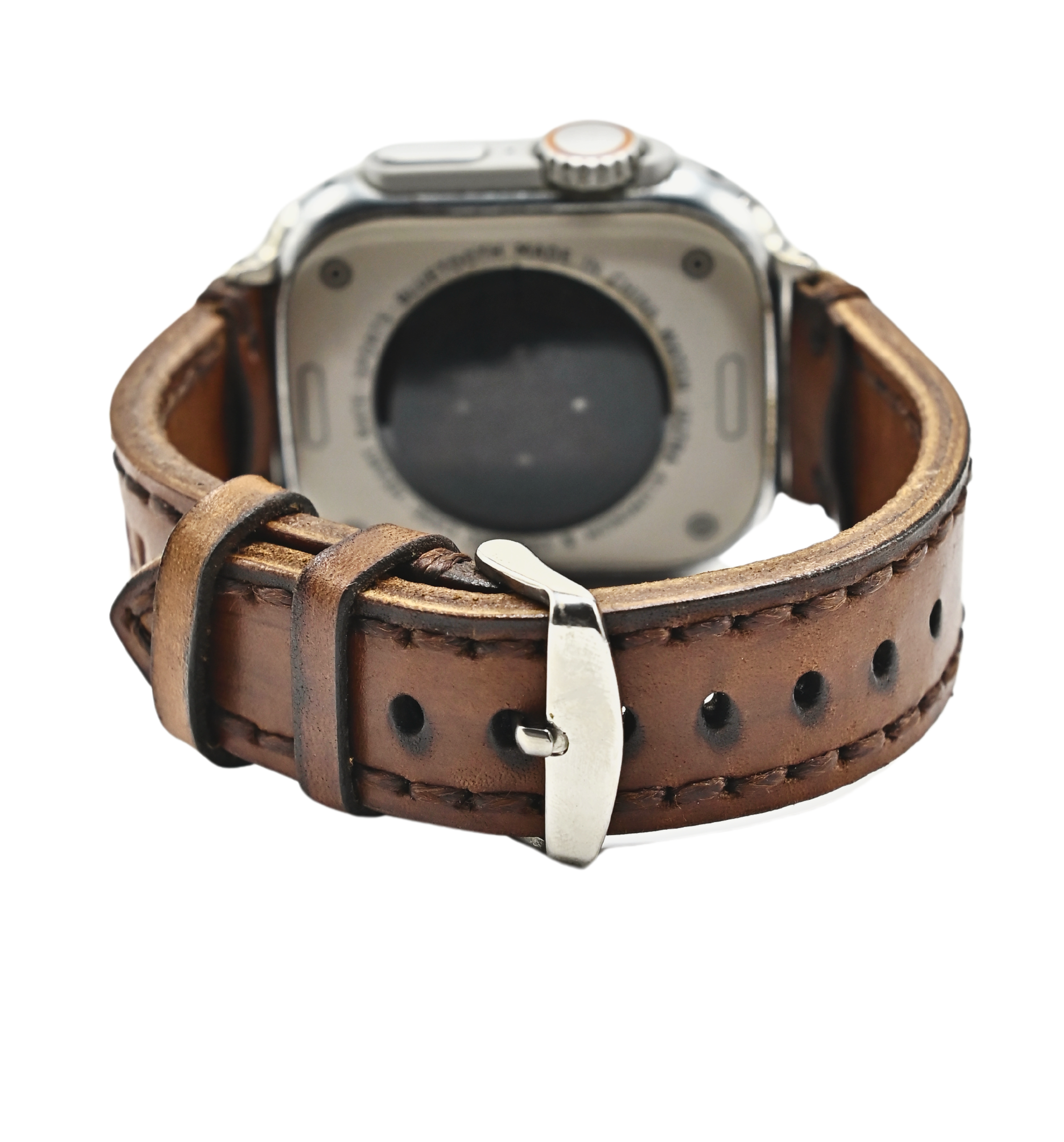 Royal Leather Watch Straps Tan Double stitched