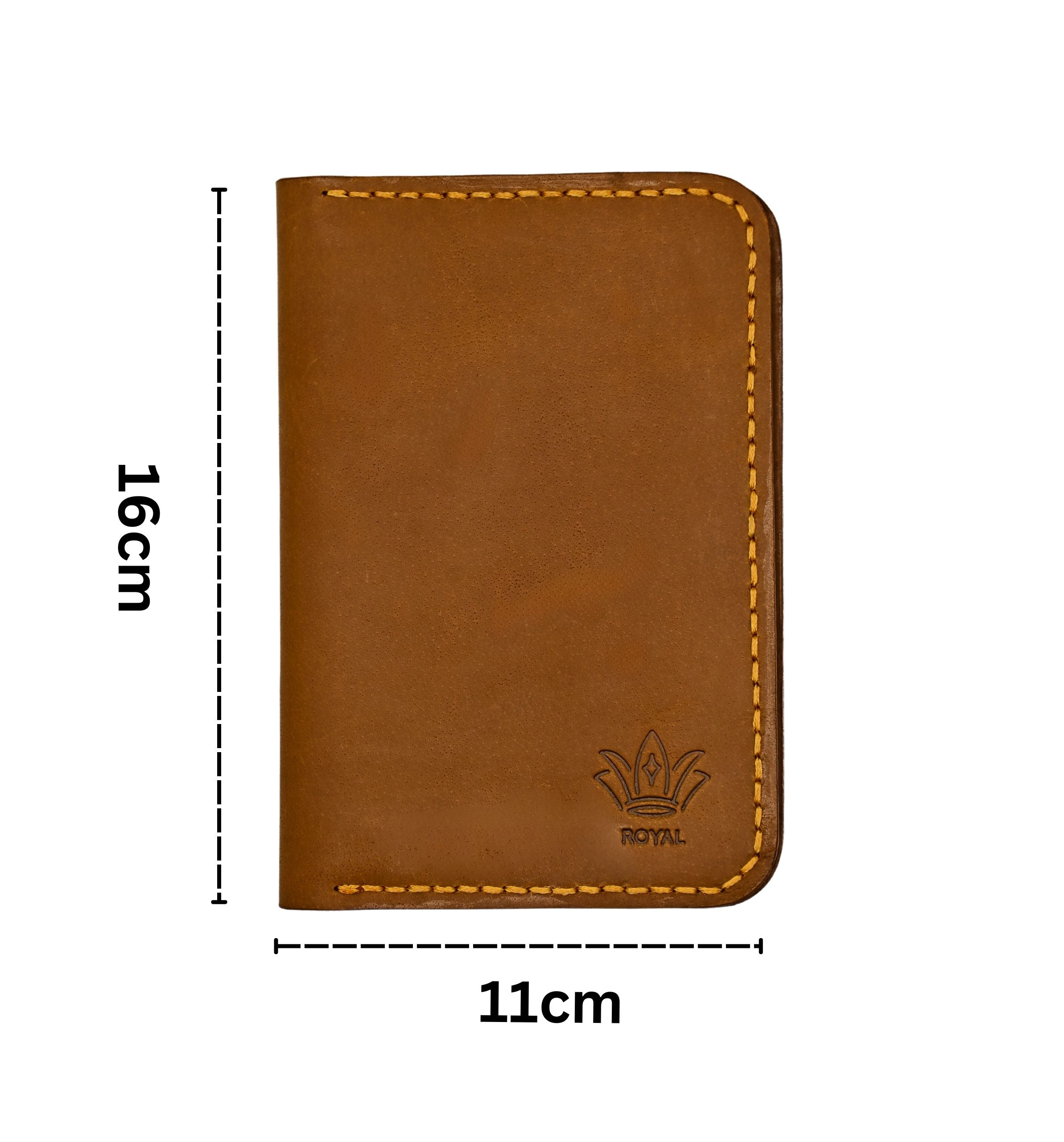 Royal Leather passport Cover Camel