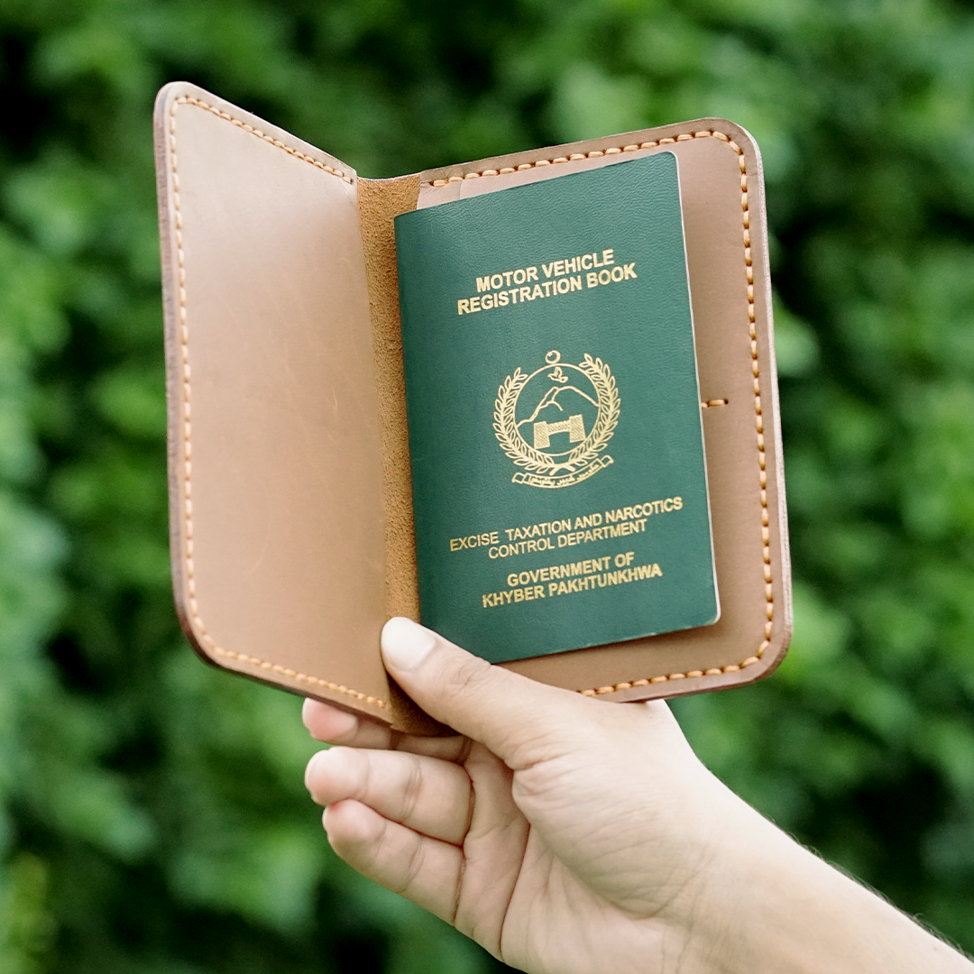 Royal Leather passport Cover Camel
