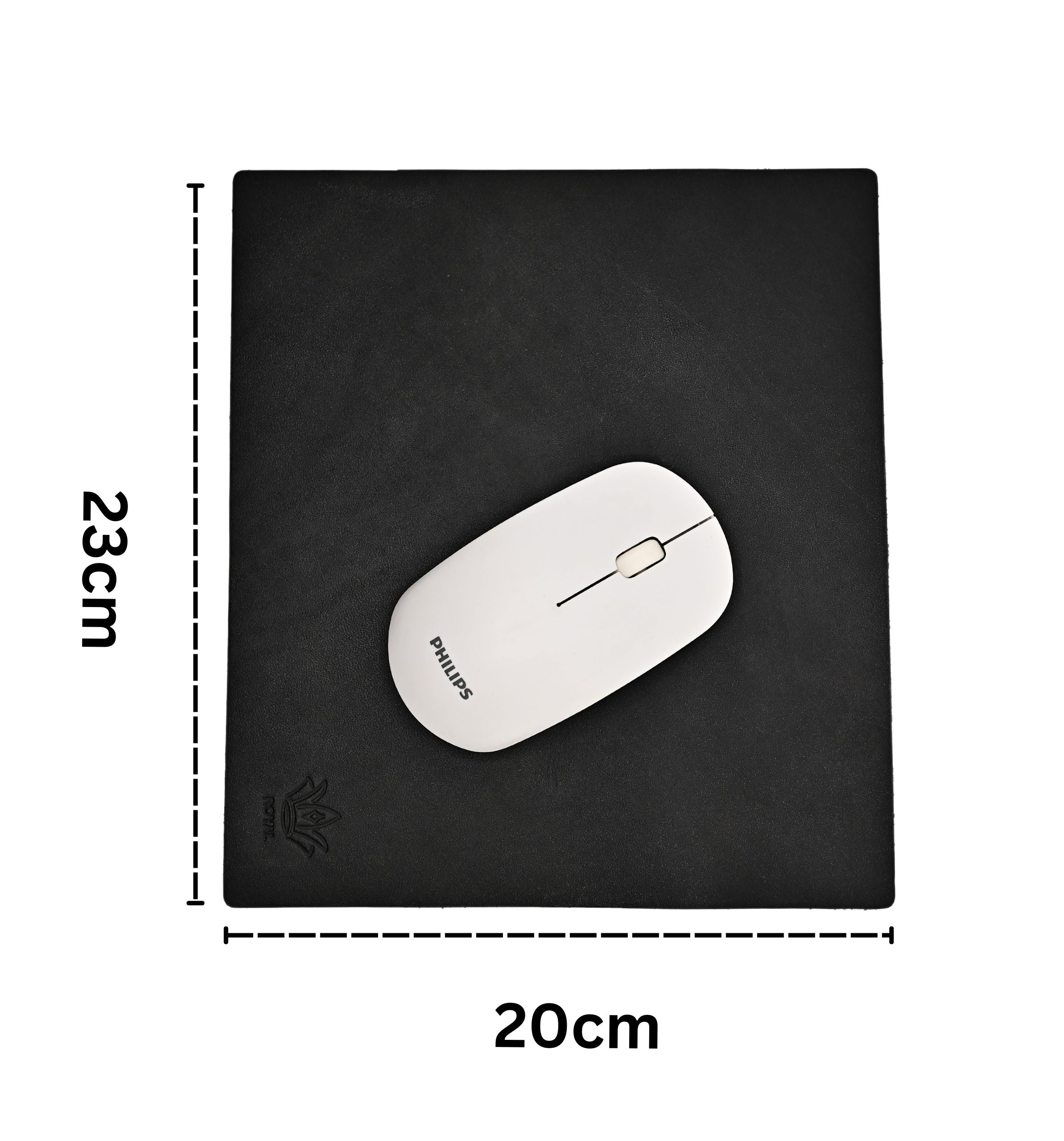 Royal Leather Mouse pad Black
