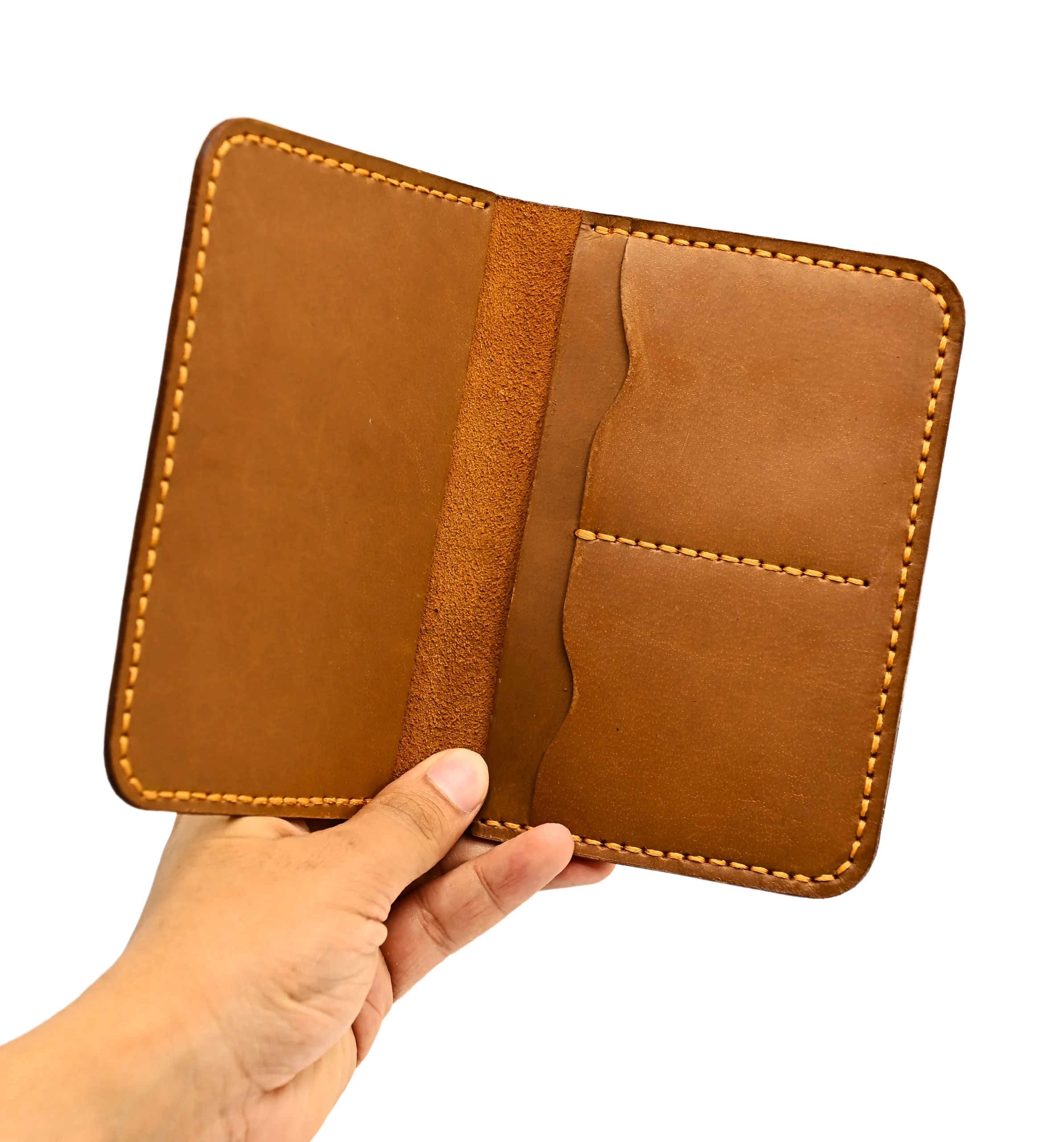 Royal Leather passport Cover Camel