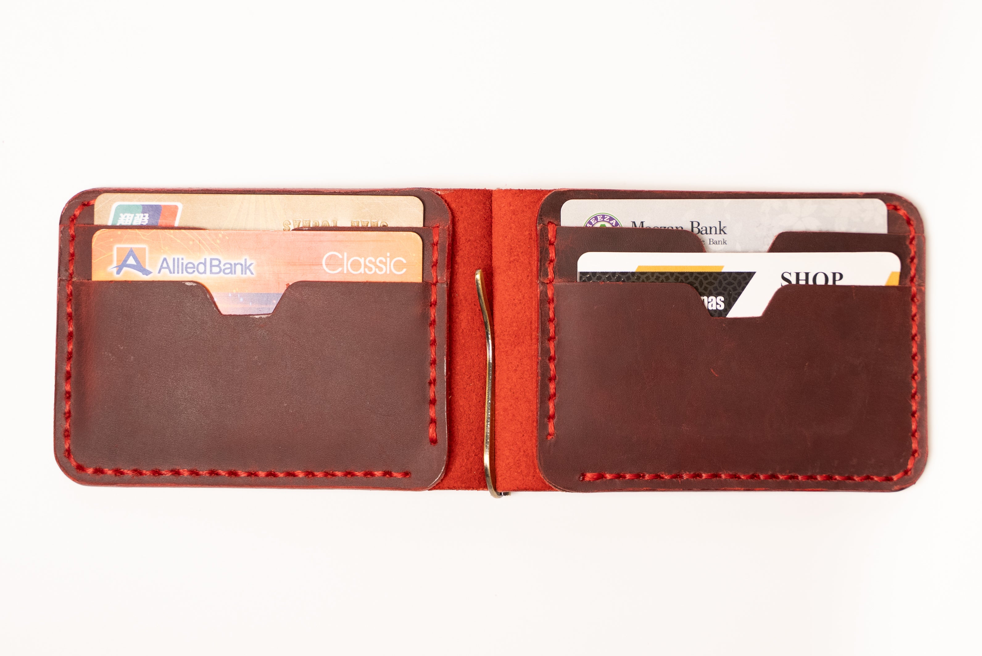 Royal Signature Wallet - Genuine Leather Minimalist Design with Reinforced Contrast Stitching & Slim Profile for Perfect Pocket Fit.