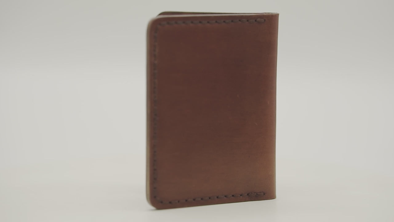 Leather tan Card holder