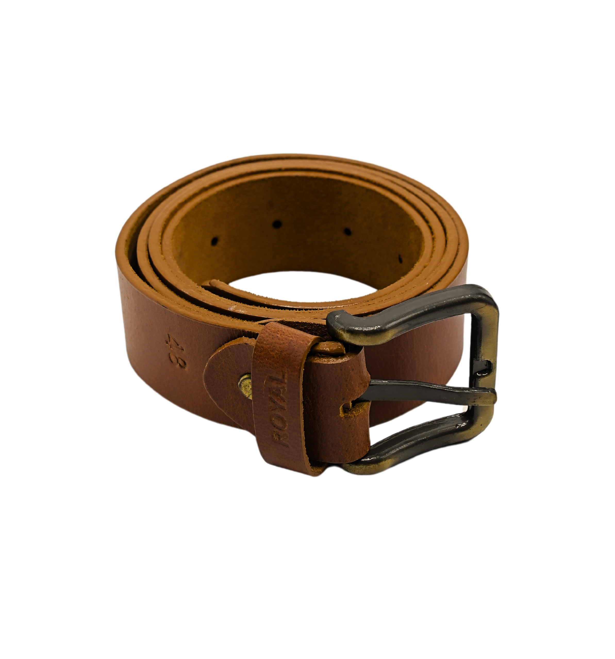 Hand Crafted Leather Tan Belt