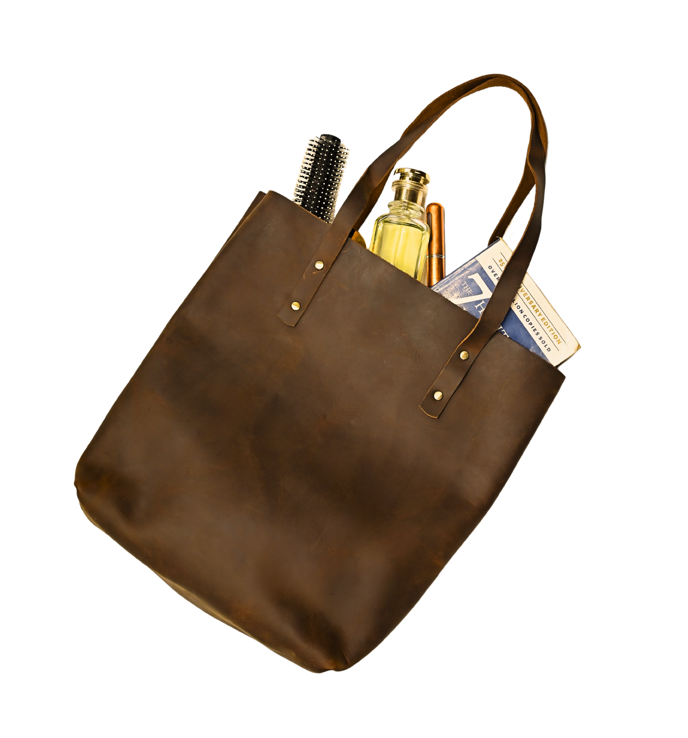 Hand Crafted Leather Ladies Tote Bag