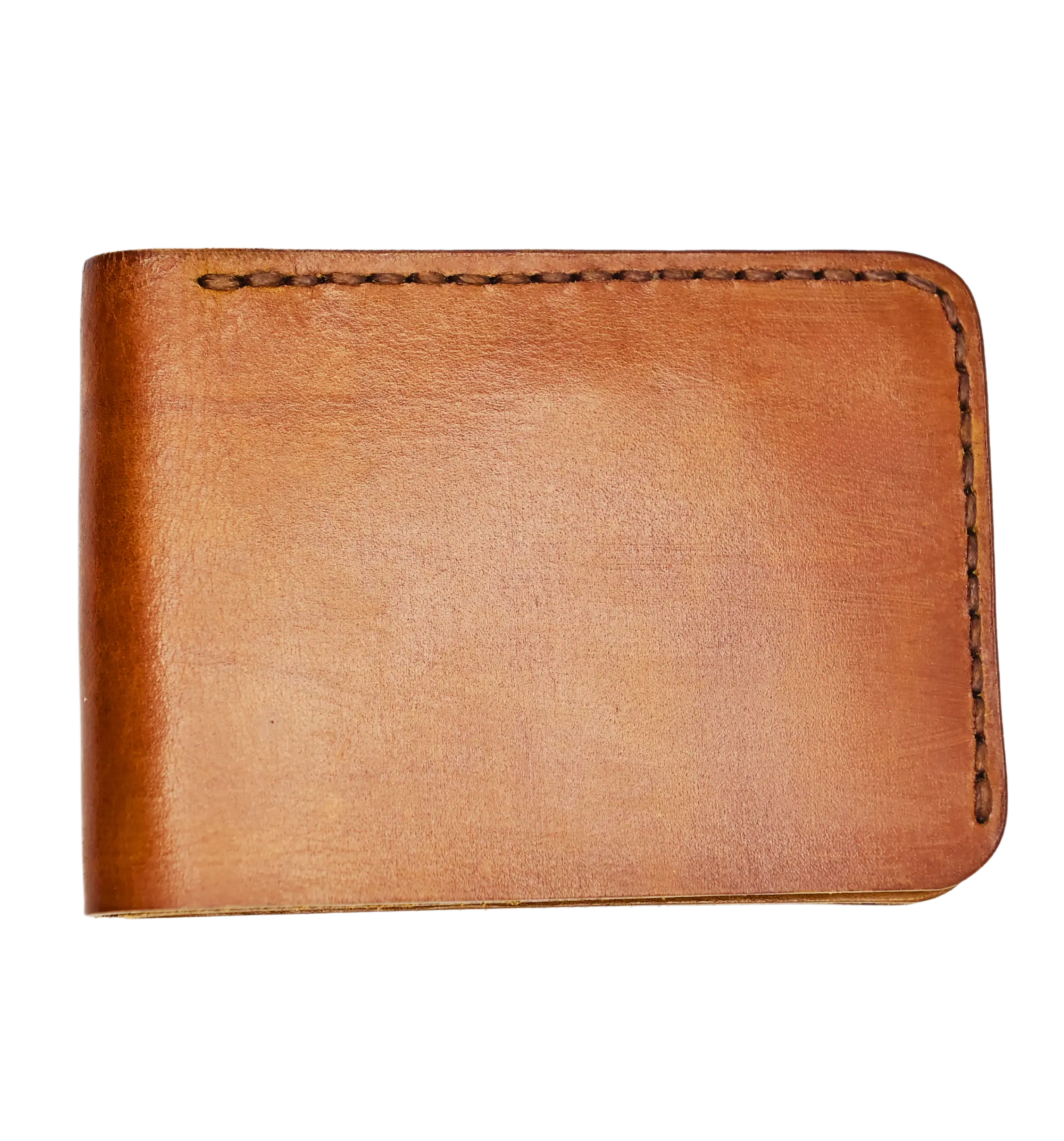 Leather tan Wallet Front Pocket