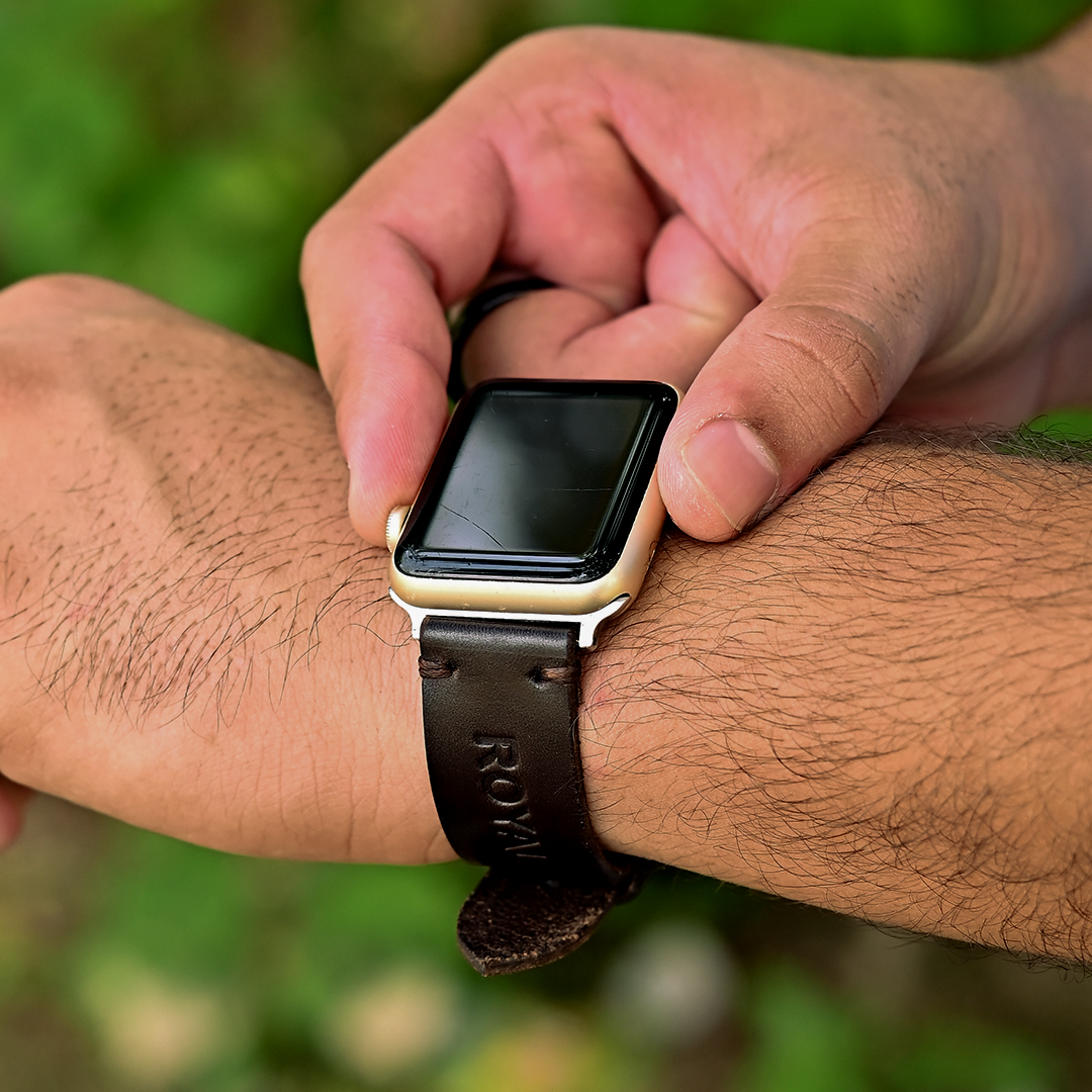 Leather Watch Straps Choclate Brown