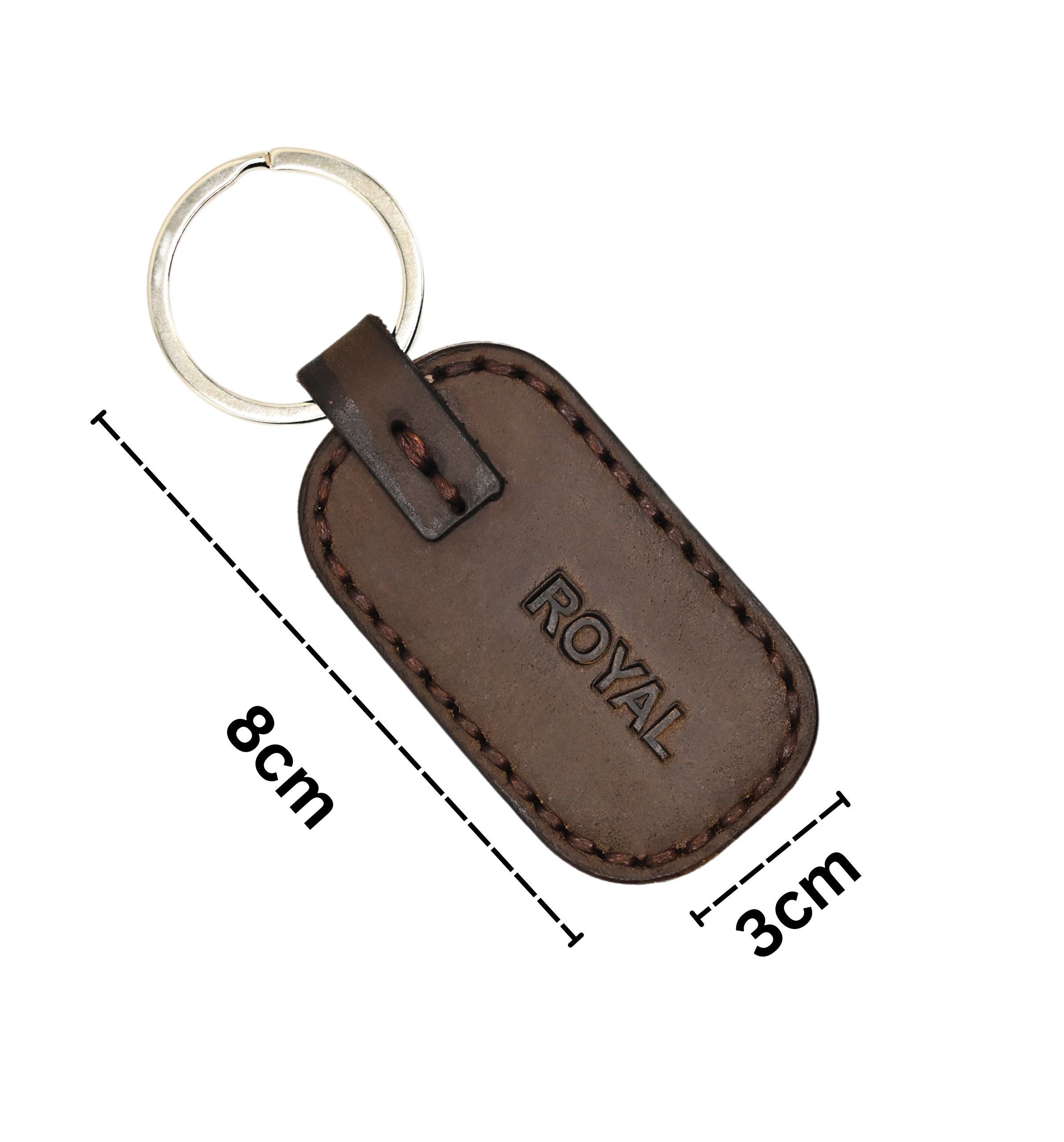 Leather brown Key Chain