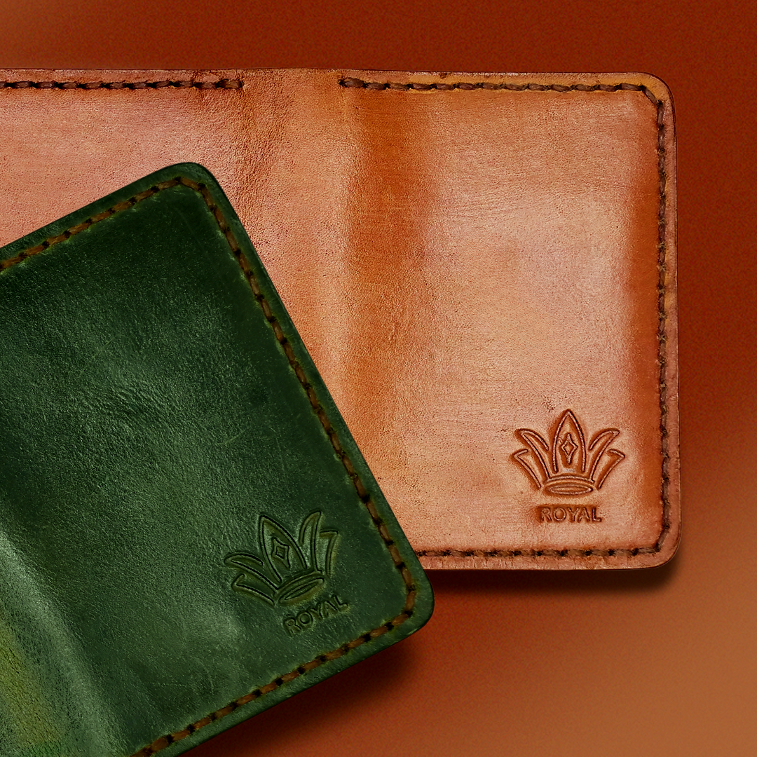 Leather tan Card holder