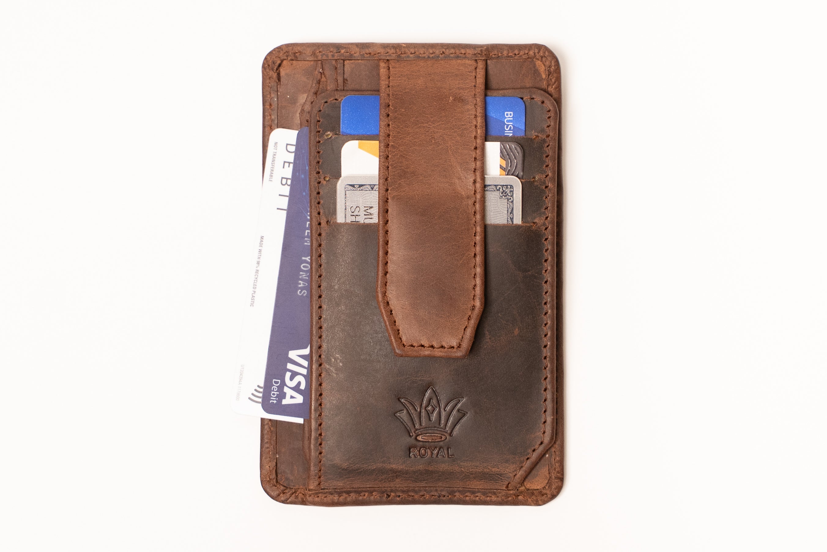 ROYAL Classic Leather Wallet - Essential Compartments.