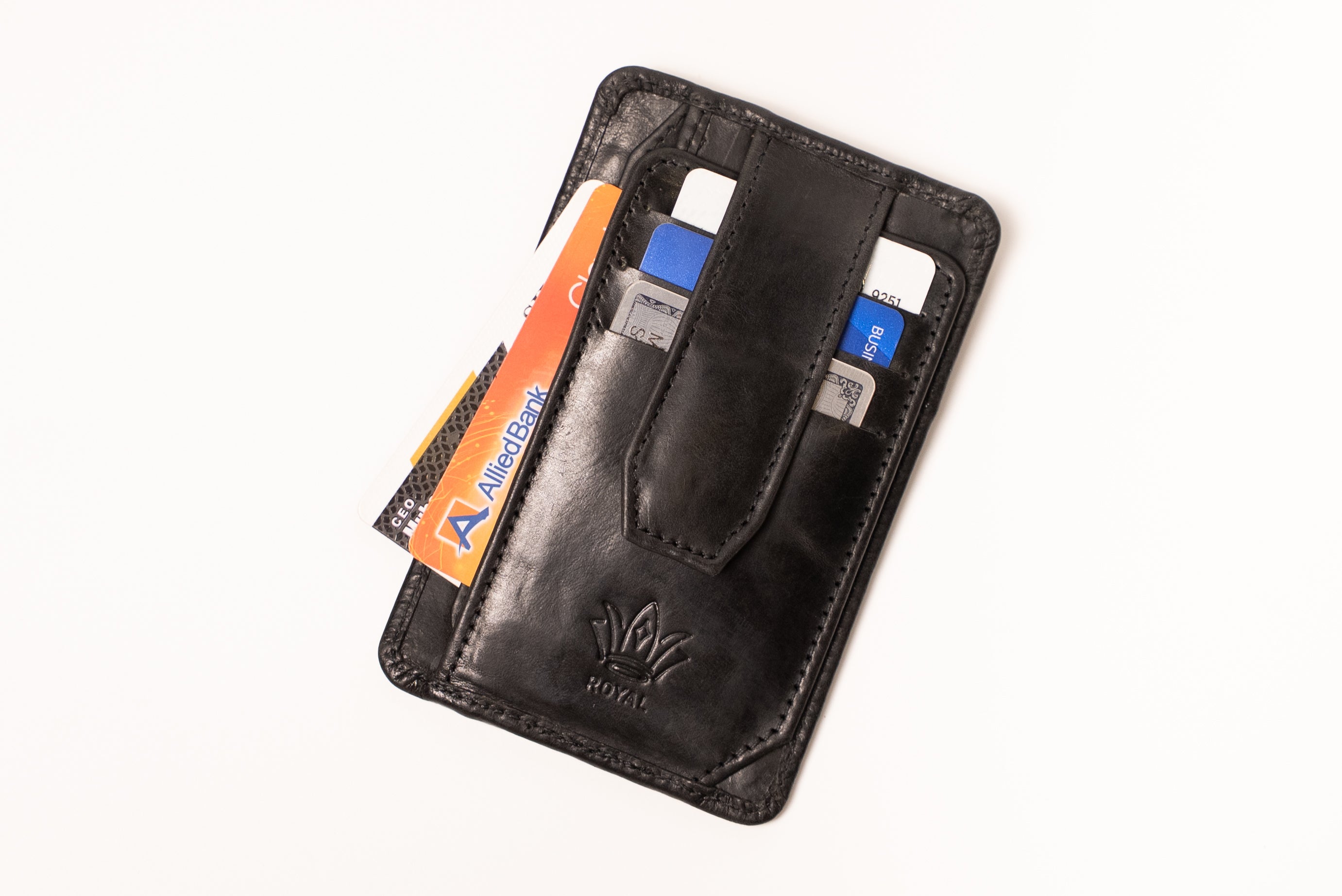 ROYAL Classic Leather Wallet - Essential Compartments.