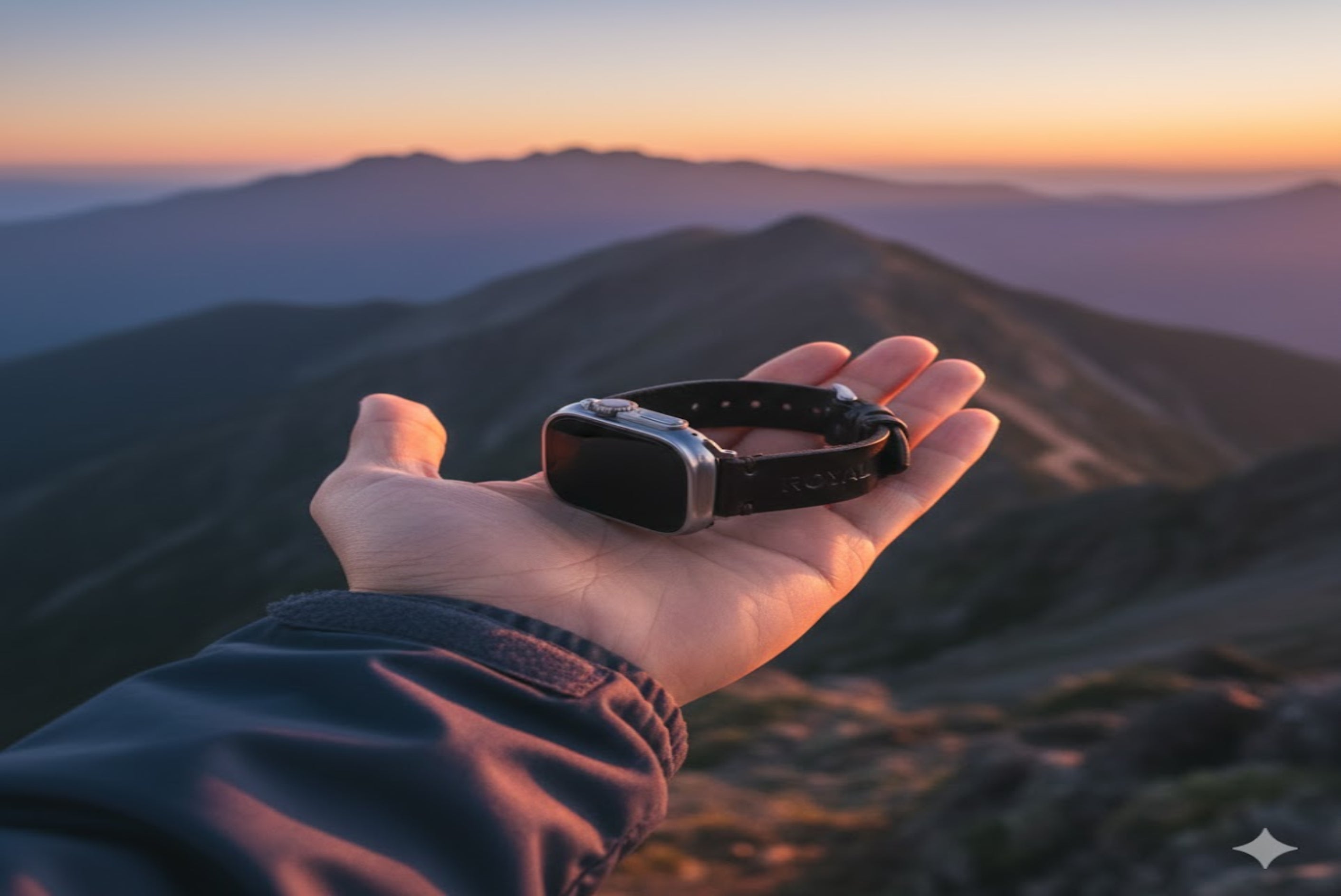 ROYAL Handmade Leather Watch Strap - Chocolate Brown.